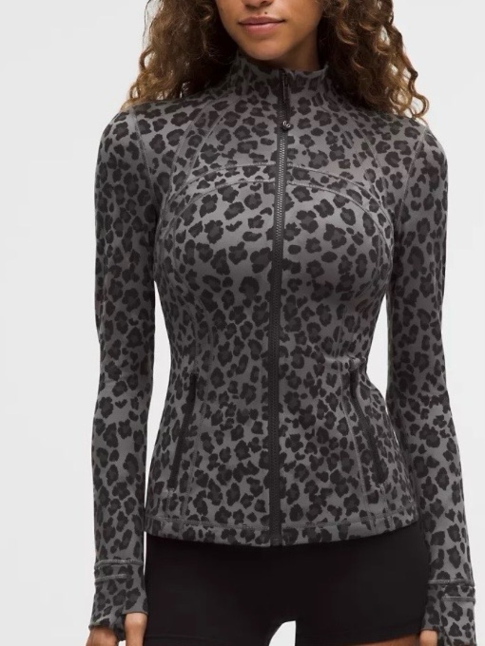 lululemon athletica Define Jacket Nulu. Color True Leopard Black Multi. Size. 4